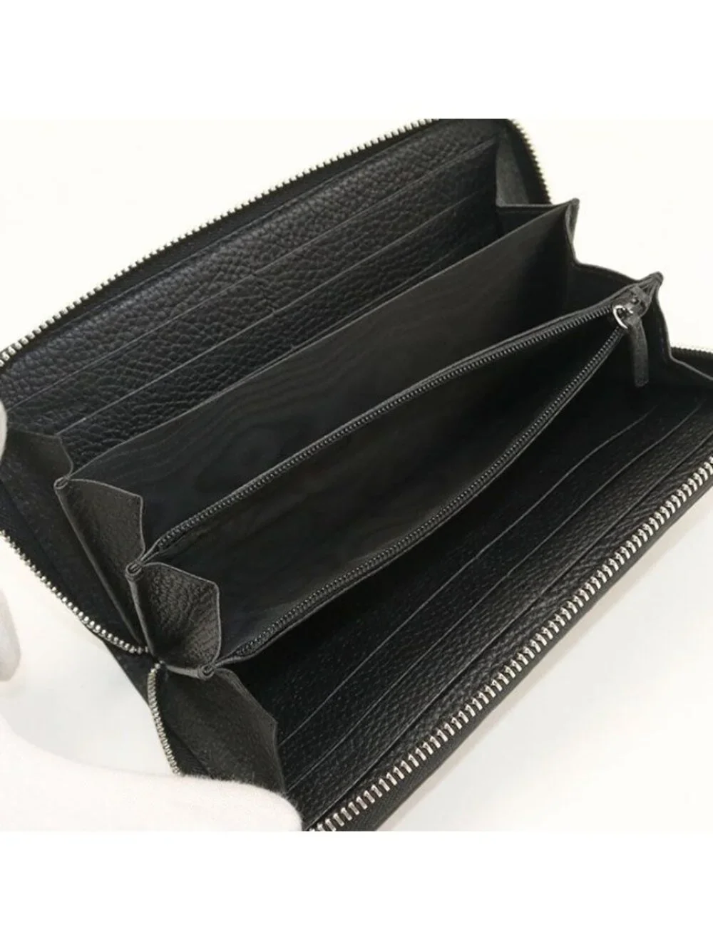 Gucci Jumbo GG Wallet Zip Around Leather